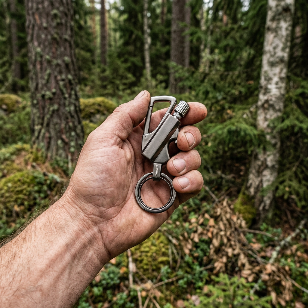 flasköppnaren i användning